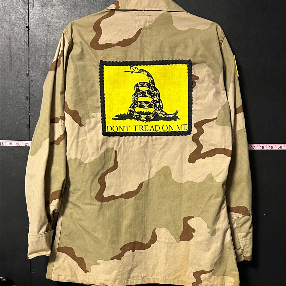 Patriot military jacket upcycle